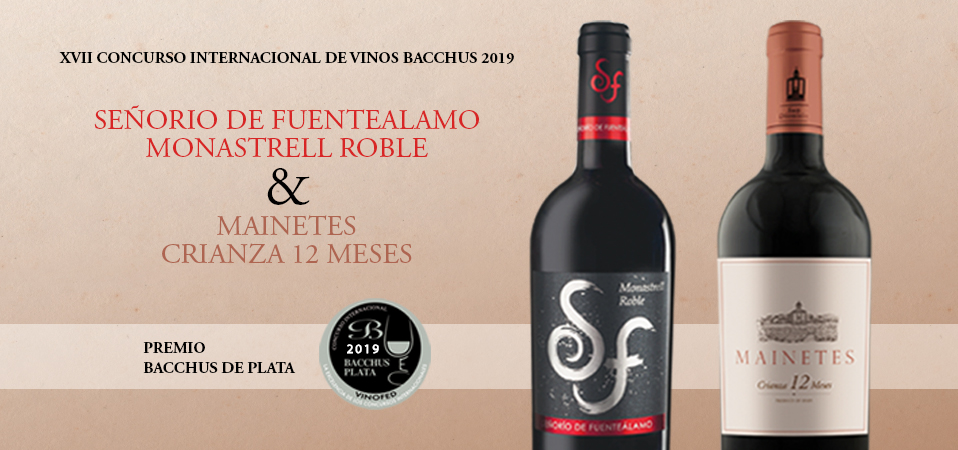 BACCHUS de Plata para Señorío de Fuenteálamo Monastrell Roble y Mainetes 2016 MONASTRELL ROBLE