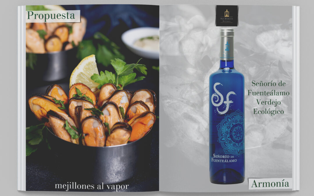 Receta de Mejillones al vapor con SF Verdejo Ecológico